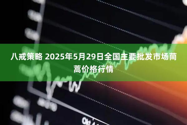 八戒策略 2025年5月29日全国主要批发市场茼蒿价格行情